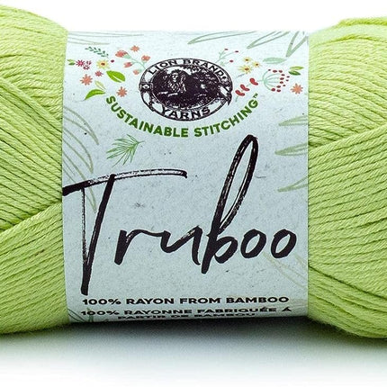 Lion Brand Yarn - Truboo - 6 Pack with Needle Gauge