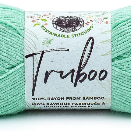Lion Brand Yarn - Truboo - 6 Pack with Needle Gauge