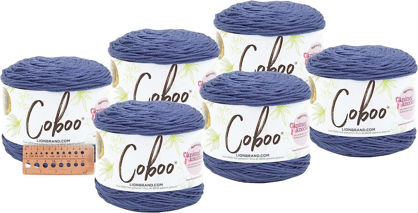 Lion Brand Yarn - Coboo - 6 Pack (New Colors)