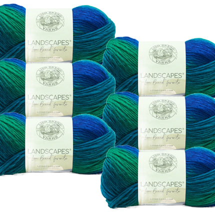 Lion Brand Yarn - Landscapes - 6 Pack