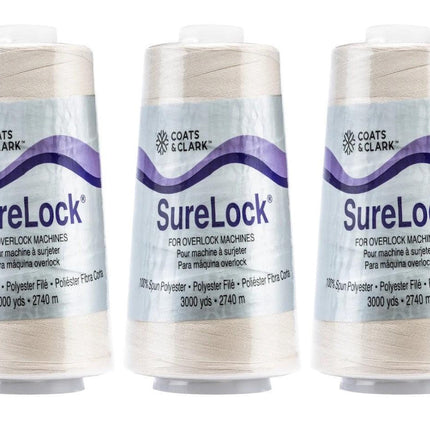 Coats & Clark - SureLock Serger Thread - 3 Pack