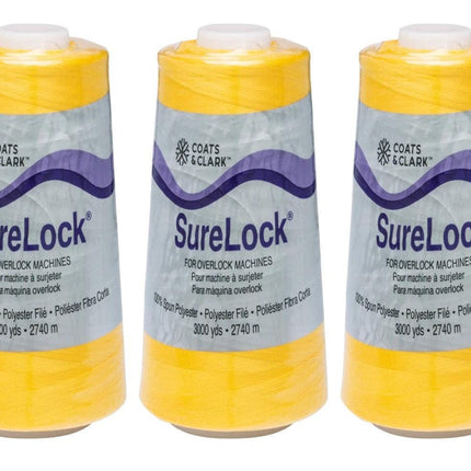 Coats & Clark - SureLock Serger Thread - 3 Pack
