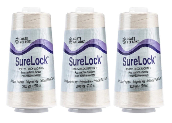 Coats & Clark - SureLock Serger Thread - 3 Pack