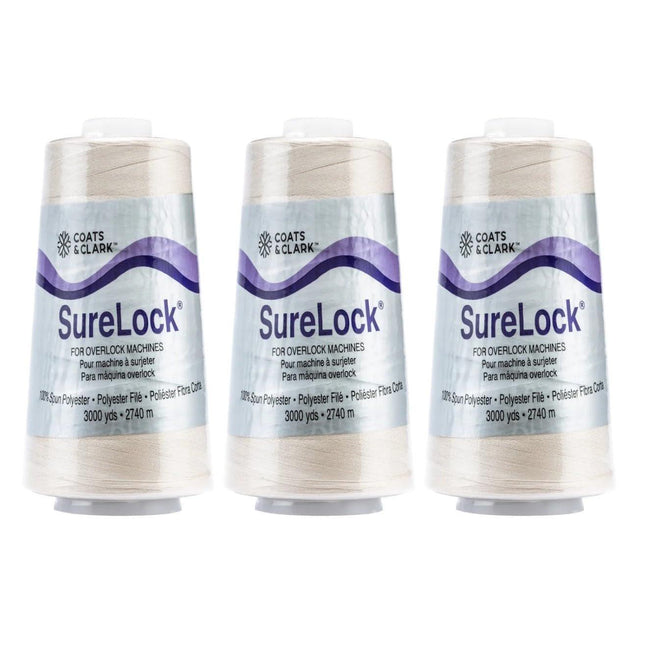 Coats & Clark - SureLock Serger Thread - 3 Pack