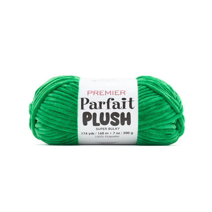 Premier Yarns Parfait Plush Thicker Super-Bulky 3-Pack with Tapestry Needles, 100% Polyester #6 Weight Skeins for Crochet Amigurumi and Soft Toys, 522 Yds