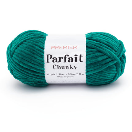 Premier Yarns Parfait Chunky Chenille Yarn - 3 Pack with Tapestry Needles, Super Bulky #6, Oeko-TEX Certified, 131 Yards Each (Parent)