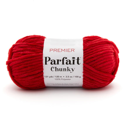Premier Yarns Parfait Chunky Chenille Yarn - 3 Pack with Tapestry Needles, Super Bulky #6, Oeko-TEX Certified, 131 Yards Each (Parent)