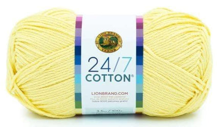 Lion Brand Yarn - 24/7 Cotton - 6 Skein Assortment (Mix 1)
