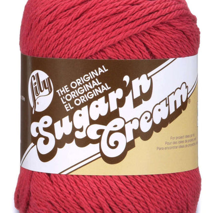 Lily Sugar 'n Cream Yarn - 100% Cotton - Assortment (Red Barn)