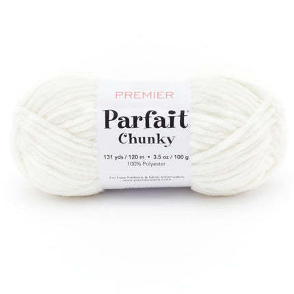 Premier Yarns Parfait Chunky Chenille Yarn - 3 Pack with Tapestry Needles, Super Bulky #6, Oeko-TEX Certified, 131 Yards Each (Parent)