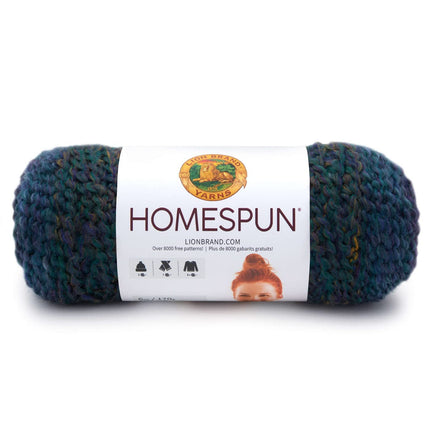 Lion Brand Yarn - Homespun - 3 Pack with Needle Gauge (Windsor)