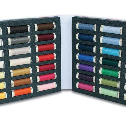 Gutermann Sew-All Polyester Sewing Thread Set – 42 Spools, 100m Each – Thread Set in Organizer Case