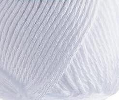 Lion Brand Yarn - 24/7 Cotton - 6 Skeins with Needle Gauge - Christmas Holiday #1 (Grass, Red, & White)