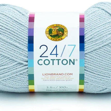 Lion Brand Yarn - 24/7 Cotton - 6 Skein Assortment (Noir)