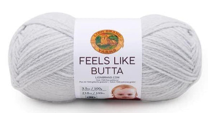 Lion Brand Yarn - Feels Like Butta - 6 Skein Assortment (Gray Tones)