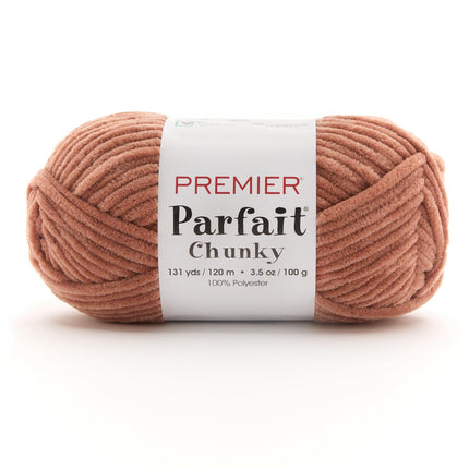 Premier Yarns Parfait Chunky Chenille Yarn - 3 Pack with Tapestry Needles, Super Bulky #6, Oeko-TEX Certified, 131 Yards Each (Parent)