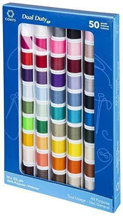 Coats & Clark Dual Duty XP General Purpose Thread Collection, Multiple Colors