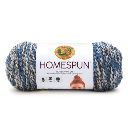 Lion Brand Yarn - Homespun - 3 Pack with Needle Gauge (Windsor)
