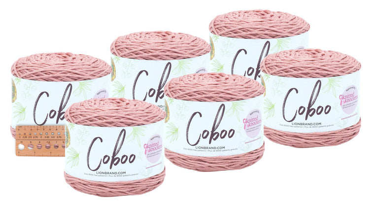 Lion Brand Yarn - Coboo - 6 Pack