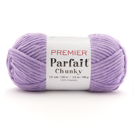 Premier Yarns Parfait Chunky Chenille Yarn - 3 Pack with Tapestry Needles, Super Bulky #6, Oeko-TEX Certified, 131 Yards Each (Parent)