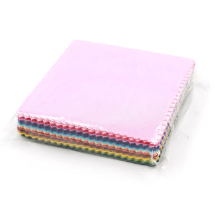 Threadsmith - 5 inch Charm Pack for Quilting - 100 Precut Cotton Fabric Squares (50 Colors)