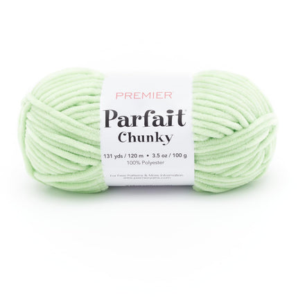 Premier Yarns Parfait Chunky Chenille Yarn - 3 Pack with Tapestry Needles, Super Bulky #6, Oeko-TEX Certified, 131 Yards Each (Parent)