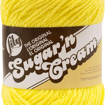 Lily Sugar 'n Cream Yarn Assortment - 100% Cotton Worsted #4 (Daffodil)