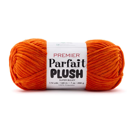 Premier Yarns Parfait Plush Thicker Super-Bulky 3-Pack with Tapestry Needles, 100% Polyester #6 Weight Skeins for Crochet Amigurumi and Soft Toys, 522 Yds