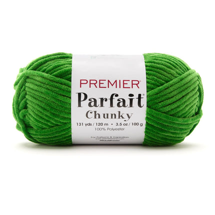 Premier Yarns Parfait Chunky Chenille Yarn - 3 Pack with Tapestry Needles, Super Bulky #6, Oeko-TEX Certified, 131 Yards Each (Parent)