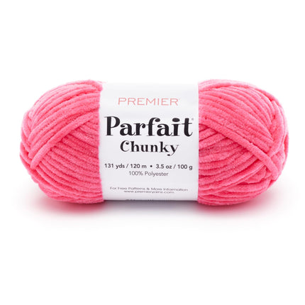 Premier Yarns Parfait Chunky Chenille Yarn - 3 Pack with Tapestry Needles, Super Bulky #6, Oeko-TEX Certified, 131 Yards Each (Parent)