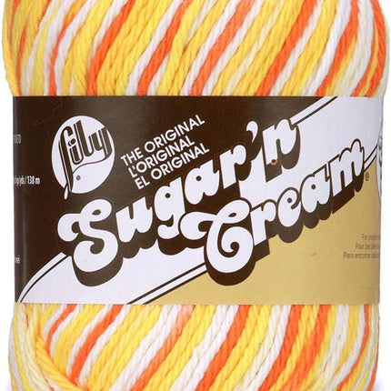 Lily Sugar 'n Cream Yarn Assortment - 100% Cotton Worsted #4 (Daffodil)