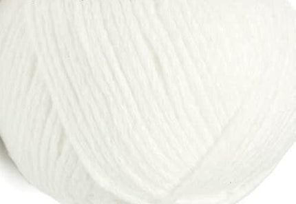 Lion Brand Yarn - Feels Like Butta - 6 Pack with Needle Gauge (White)