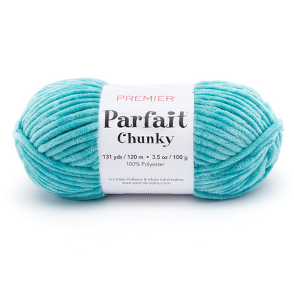 Premier Yarns Parfait Chunky Chenille Yarn - 3 Pack with Tapestry Needles, Super Bulky #6, Oeko-TEX Certified, 131 Yards Each (Parent)