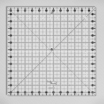 Craft Bunch - Non-Slip Square Quilt Template Rulers - Multiple Sizes