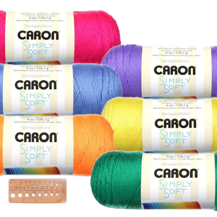 Caron Simply Soft Yarn Assortment
