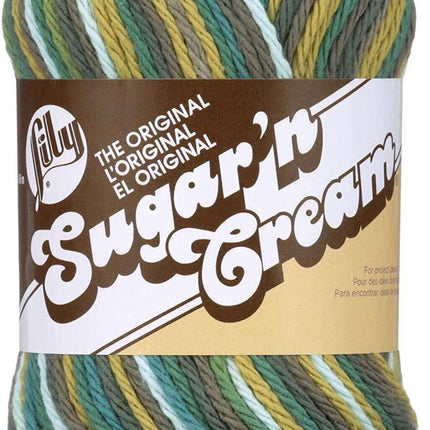 Lily Sugar 'n Cream Yarn - 100% Cotton - Assortment (Forest)