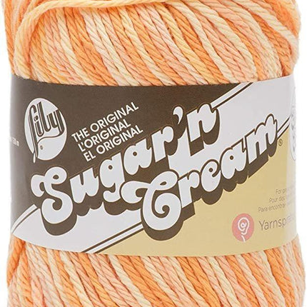 Lily Sugar 'n Cream Yarn Assortment - 100% Cotton (Creamsicle)