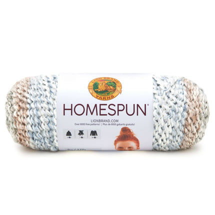Lion Brand Yarn - Homespun - 3 Pack with Pattern Cards in Color