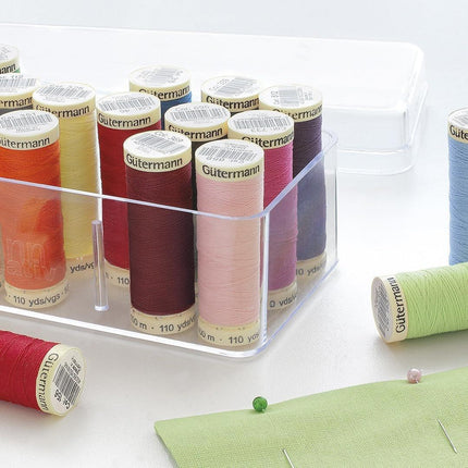 Gutermann Spool Box 26 Cotton Thread Set, Assorted Colors