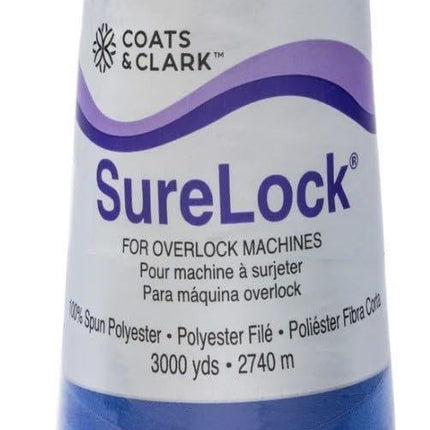 Coats & Clark - SureLock Serger Thread - 4 Cones (Red, Yellow, Blue, Green)