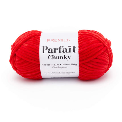 Premier Yarns Parfait Chunky Chenille Yarn - 3 Pack with Tapestry Needles, Super Bulky #6, Oeko-TEX Certified, 131 Yards Each (Parent)