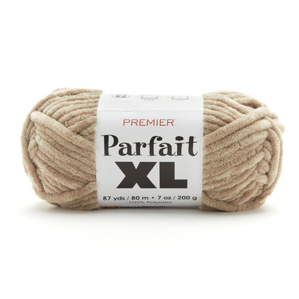 Premier Yarns Parfait XL Chenille Yarn 3-Pack with Tapestry Needles, 100% Polyester Jumbo #7 Weight Bulky Skeins for Crochet Amigurumi and Giant Plush Toys, 261 Yds Total (Parent)