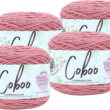 Lion Brand Yarn - Coboo -6 Pack with Pattern Cards