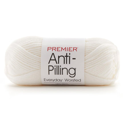 Premier Yarns Anti-Pilling Everyday Worsted Yarn 3-Pack with Gauge Tool, 100% Acrylic Medium #4 Weight Skeins for Crochet and Knitting Baby Blankets, 540 Yds (Pumpkin)