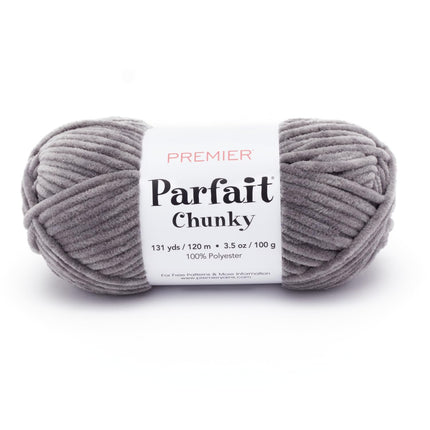 Premier Yarns Parfait Chunky Chenille Yarn - 3 Pack with Tapestry Needles, Super Bulky #6, Oeko-TEX Certified, 131 Yards Each (Parent)