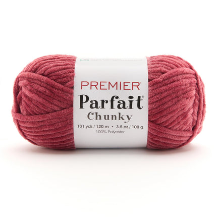 Premier Yarns Parfait Chunky Chenille Yarn - 3 Pack with Tapestry Needles, Super Bulky #6, Oeko-TEX Certified, 131 Yards Each (Parent)