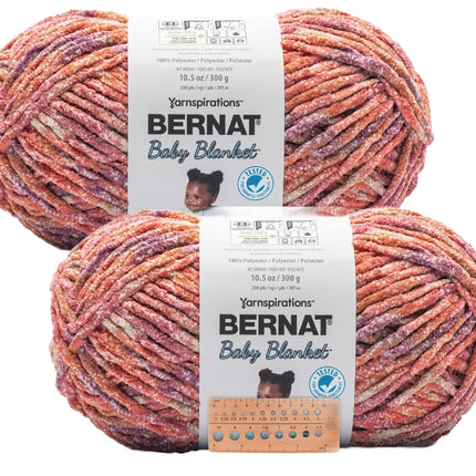 Bernat Baby Blanket Big Ball - 2 Pack (Adobe)