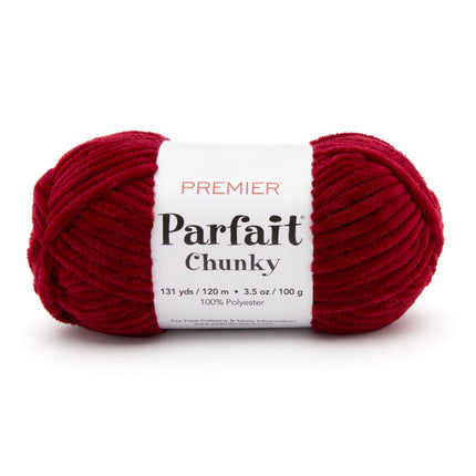 Premier Yarns Parfait Chunky Chenille Yarn - 3 Pack with Tapestry Needles, Super Bulky #6, Oeko-TEX Certified, 131 Yards Each (Parent)