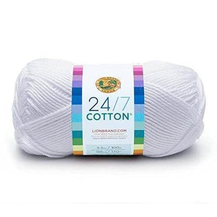 Lion Brand Yarn - 24/7 Cotton - 6 Skein Assortment (Noir)