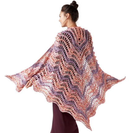 Caron Simple Soft Speckle Yarn - 3 Pack with Pattern Cards in Color (Snapdragon)